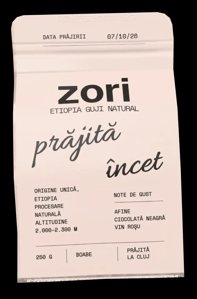 Punga Zori de 250 g, Etiopia Guji Natural