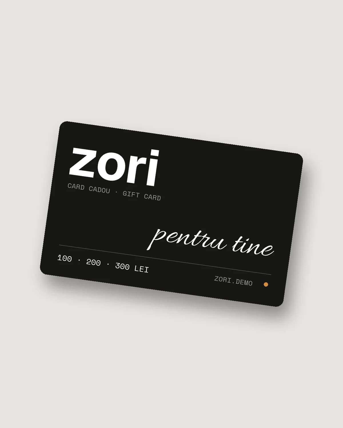 Card cadou Zori