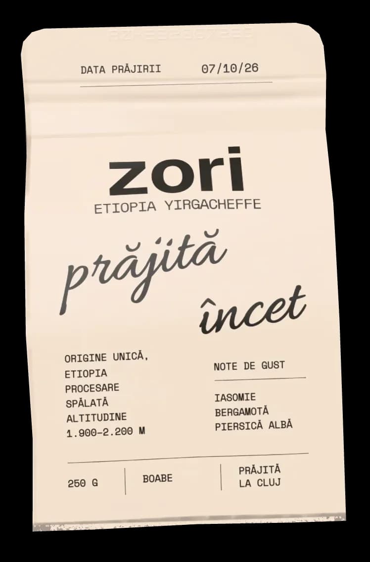 Punga Zori de 250 g, Etiopia Yirgacheffe
